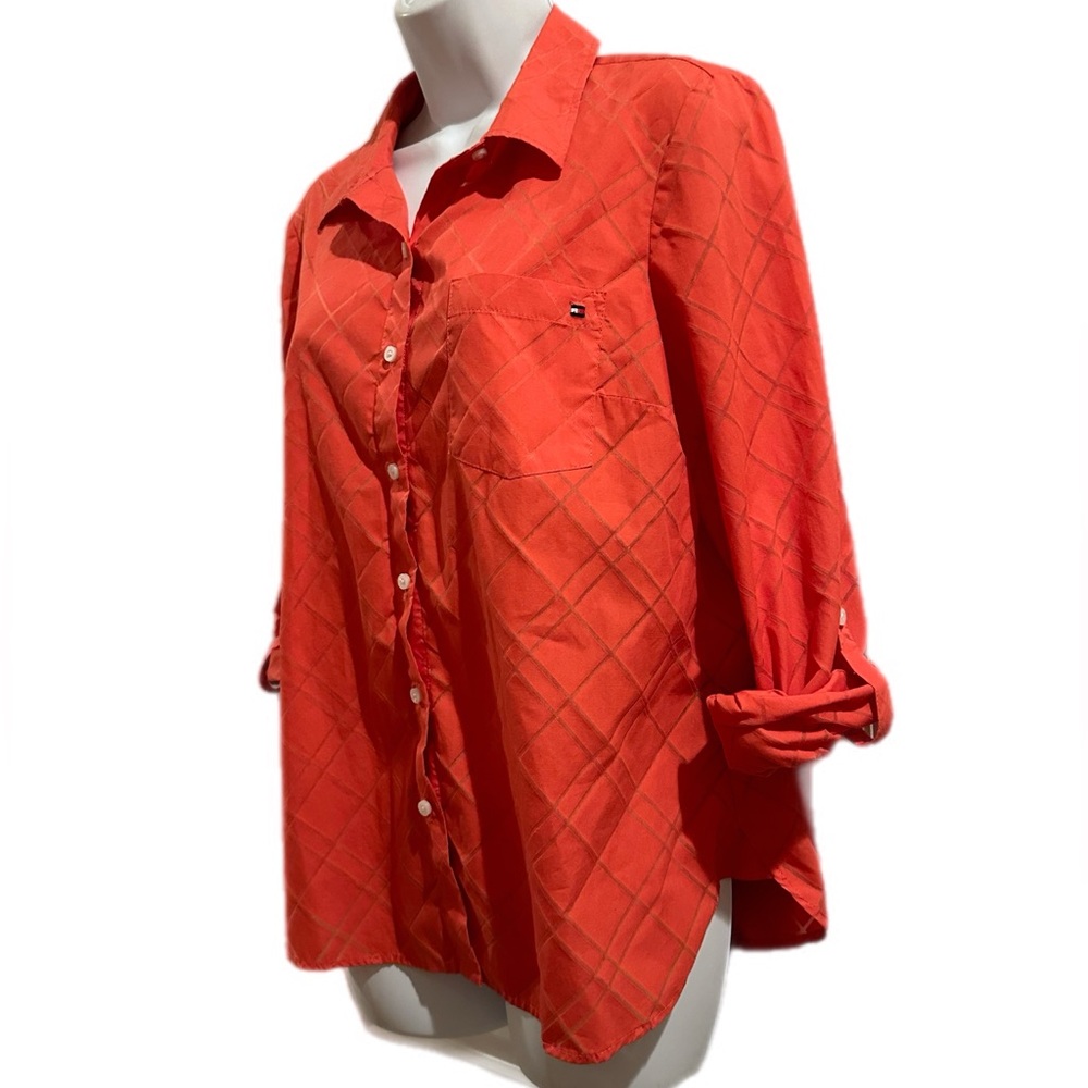 Tommy Hilfiger Red Button-Down Shirt